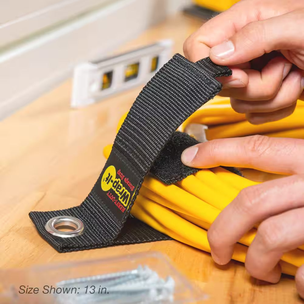 3-Pack of Heavy-Duty 10-Inch Storage Straps for Efficient Organization
