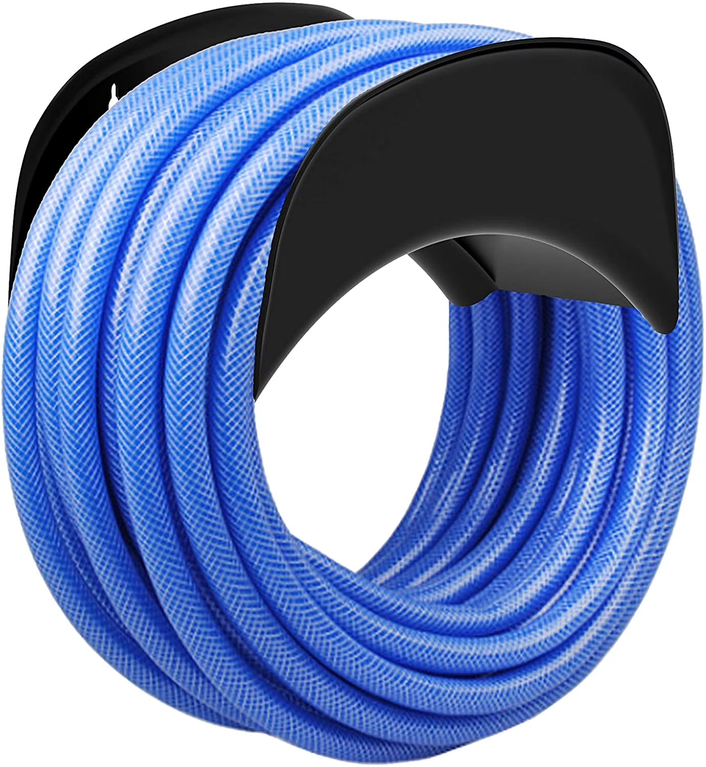 Chic Black Metal Hose Hanger for Enhanced Outdoor Spaces