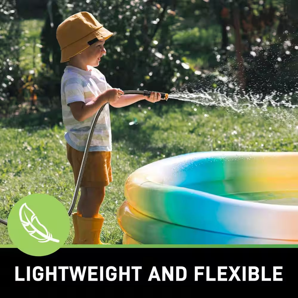 Enhance Your Gardening Experience with Our 50 Ft. Heavy-Duty Stainless Steel Hose – Unmatched Flexibility and Strength