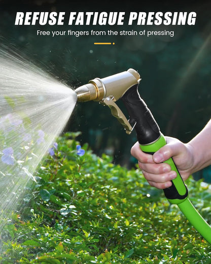 Premium Heavy Duty Metal Hose Nozzle - Ideal for Gardens, Car Washes, and Pet Showers - Available in a Convenient 2-Pack