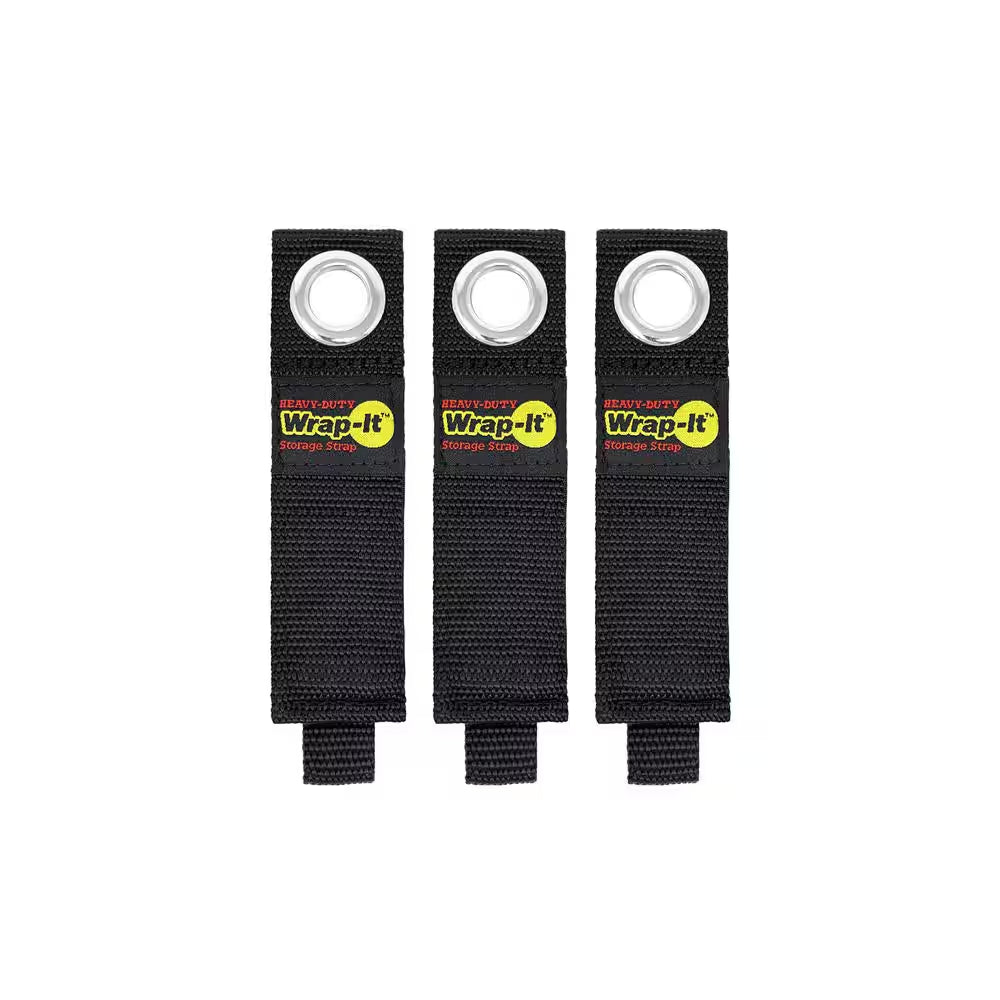 3-Pack of Heavy-Duty 10-Inch Storage Straps for Efficient Organization