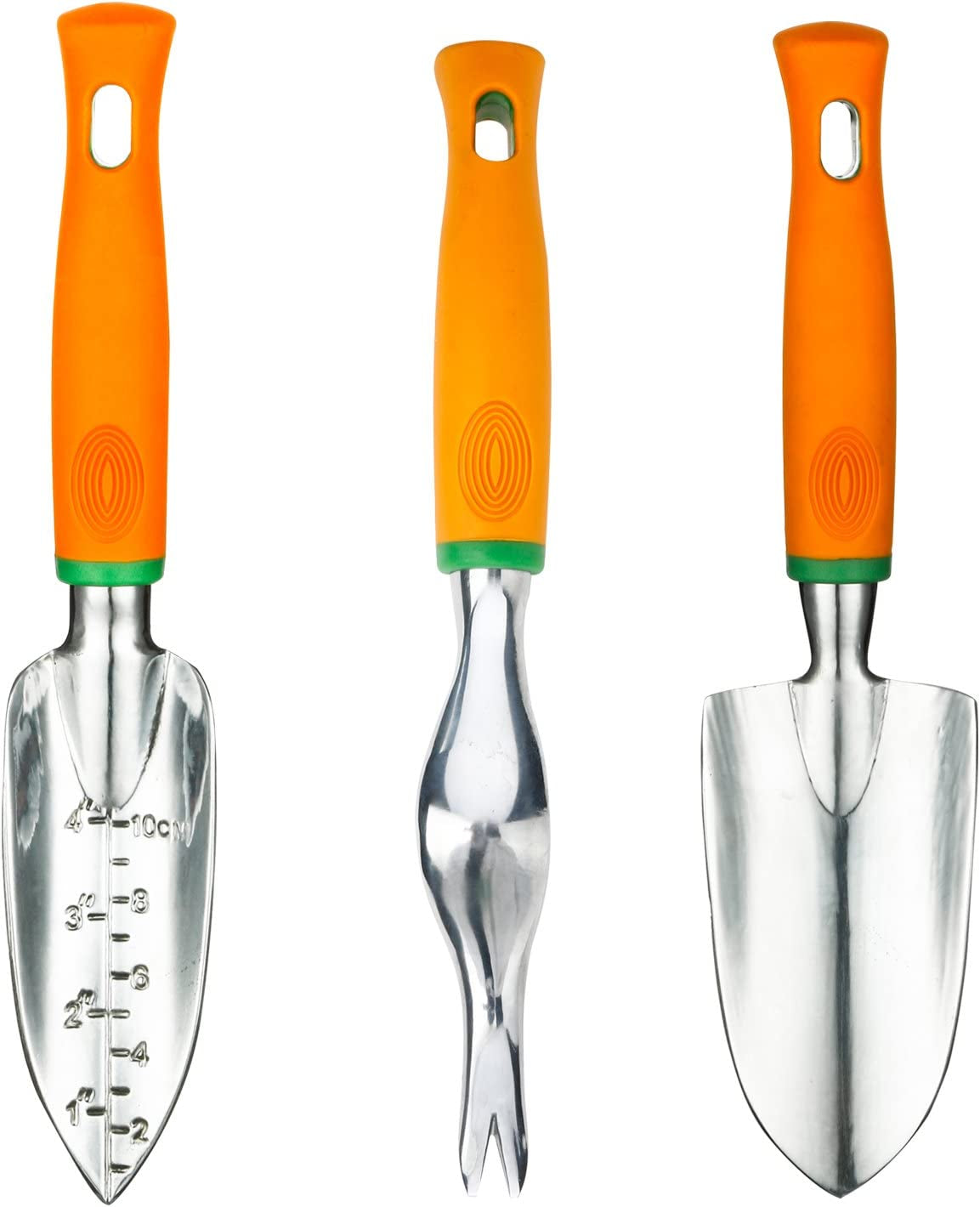 12-Piece Heavy-Duty Aluminum Gardening Tool Set with Ergonomic Handles and Canvas Apron for Men and Women